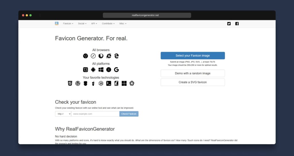 Realfavicongenerator