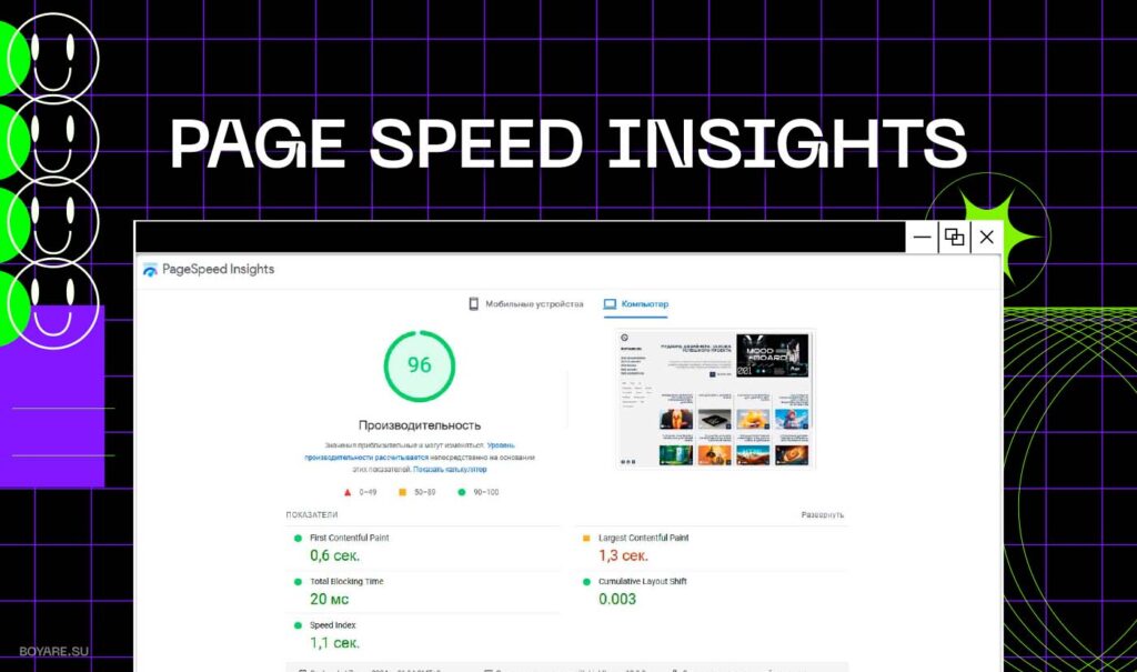 сервис google page speed insights